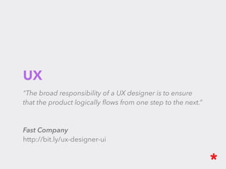 Interface Designer
I like to name this guy simply like Designer. He will design the layout
and the modules that will bring the interfaces concepts to life,
cultivating customers and brands. They know how an beauty interface
can sell and retain more costumers.
 