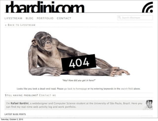 Saturday, October 2, 2010
 