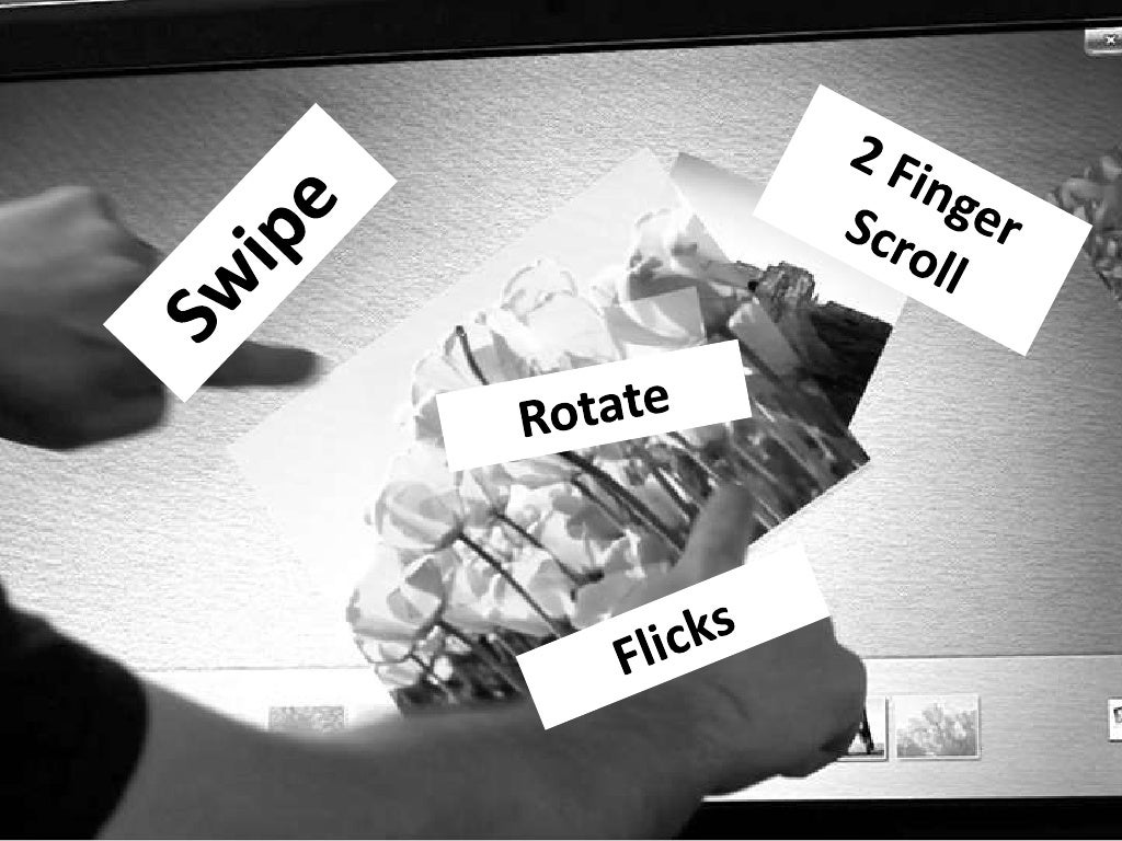 2 Finger Scroll Swipe Rotate