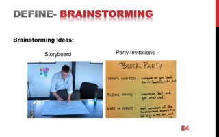 84
Brainstorming Ideas:
Storyboard Party Invitations
 