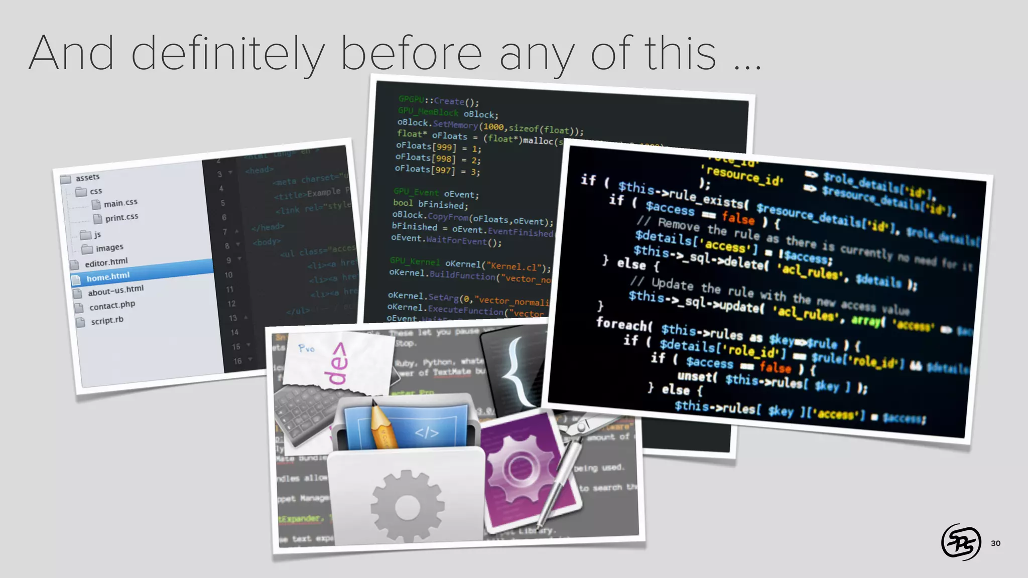 And deﬁnitely before any of this ...

30

 