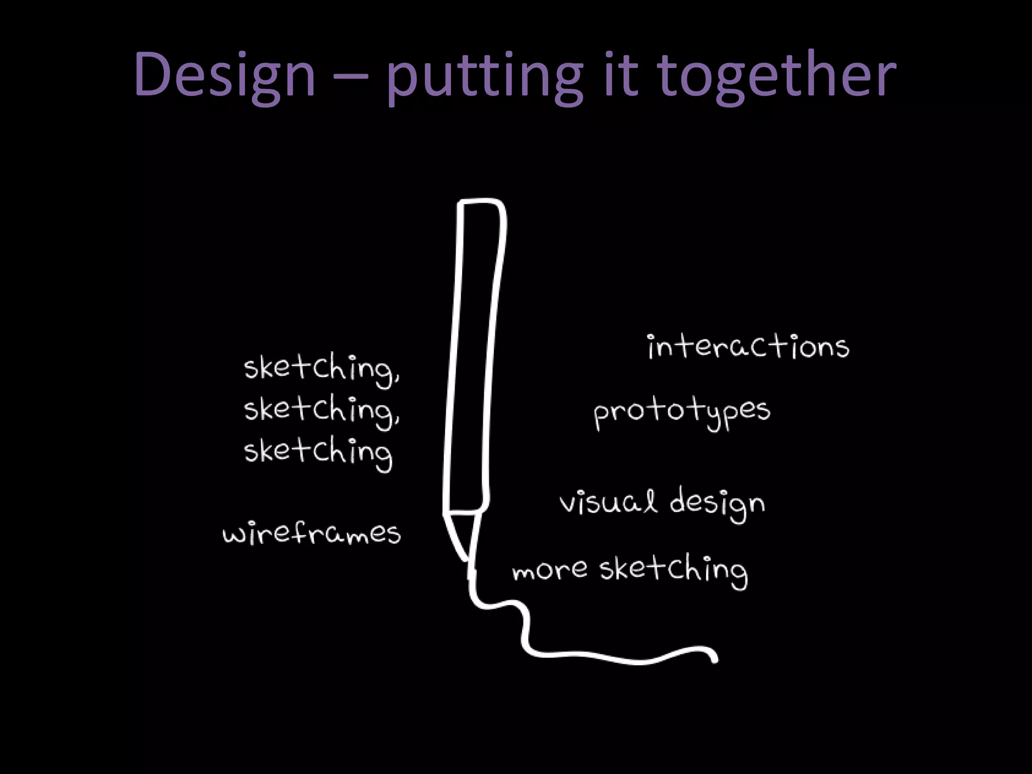Design – putting it together