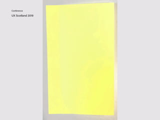 UX Scotland 2019 Simon Duncan
Conference Presenter
 