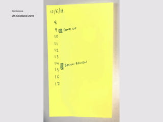 UX Scotland 2019 Simon Duncan
Conference Presenter
 