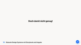 Von Applets zu Web Components: Robuste Design Systems mit Storybook und Angular