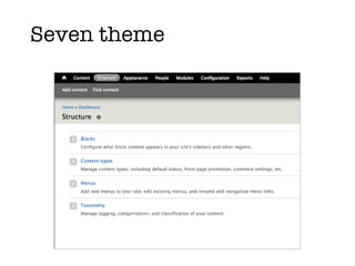 Seven theme 