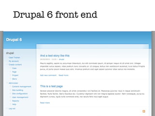 Drupal 6 front end 
