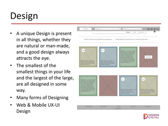 UI / UX Design Presentation | PPTX