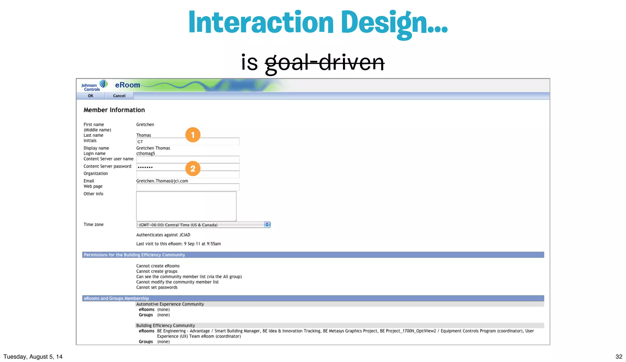 Interaction Design...
is goal-driven
1
2
 