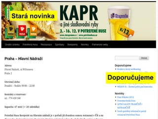 Stará novinka




                Doporučujeme
 