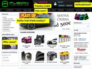 Veľkoobchod?
                           Prázdny košík

                            Kde som?



             Koľko ľudí hľadá značky?




Who cares?
 