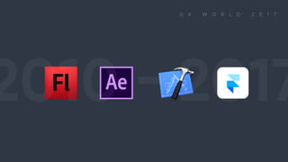 ﬂash, after eﬀect, Xcode, framer
 