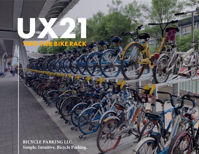 two tier bicycle rack
