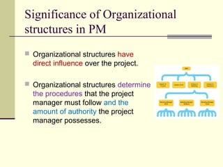 Project management structures | PPT