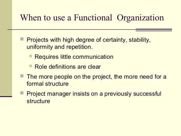 project management structure