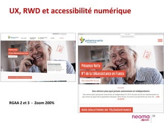 39
UX, RWD et accessibilité numérique
RGAA 2 et 3 - Zoom 200%
 