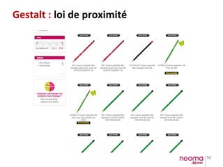 52
Gestalt : loi de proximité
 