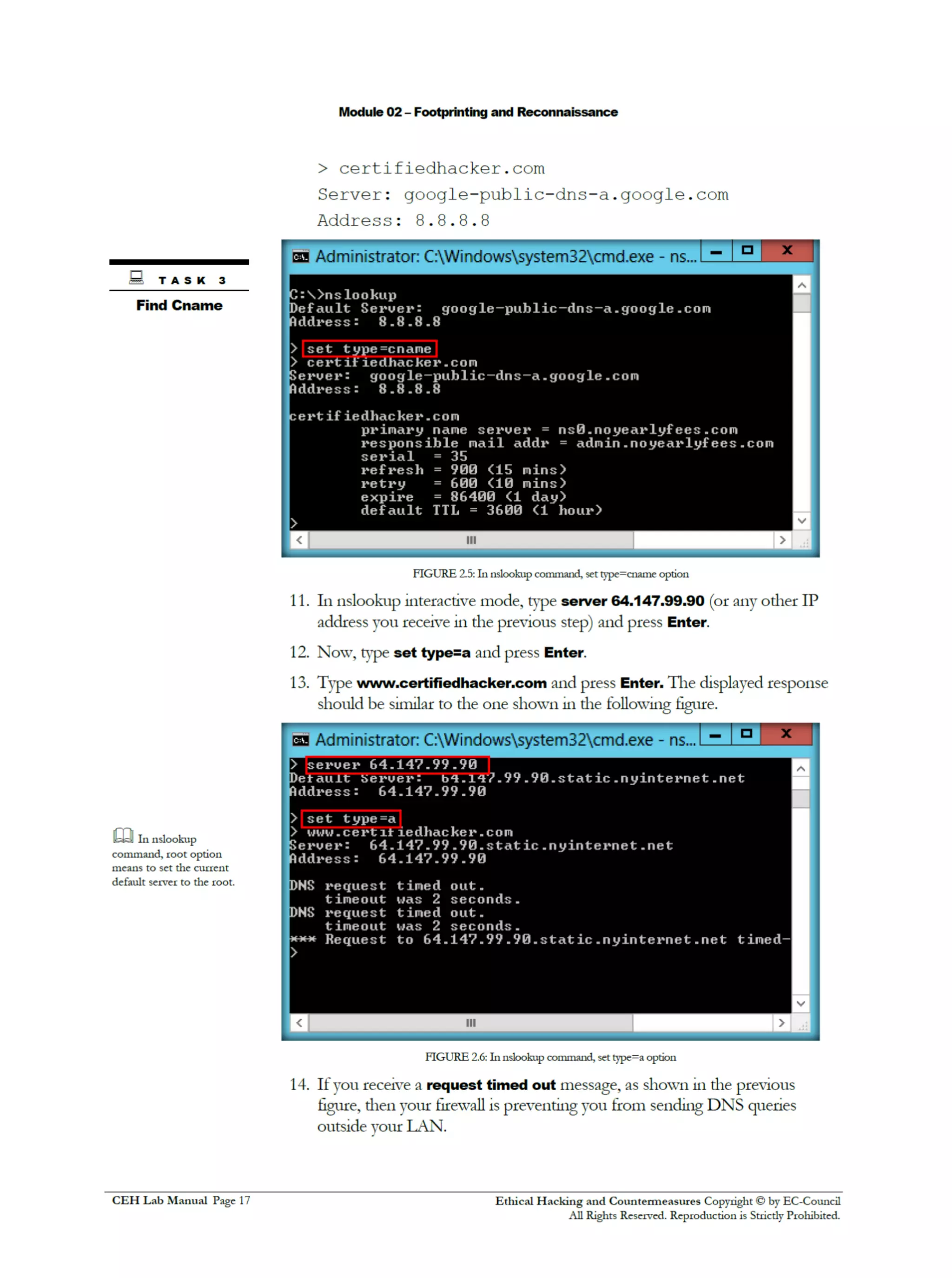Cehv8 Labs - Module02: Footprinting and Reconnaissance