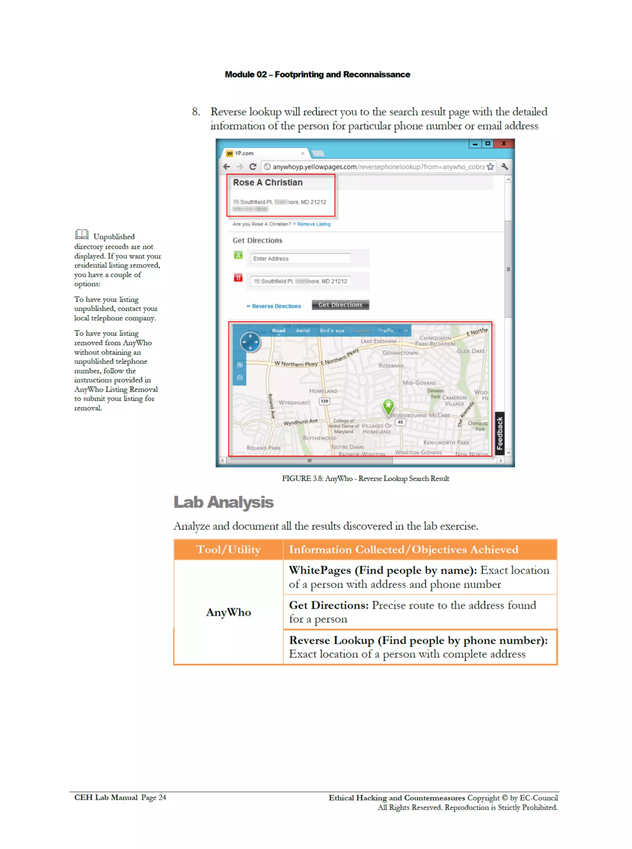 Cehv8 Labs - Module02: Footprinting and Reconnaissance