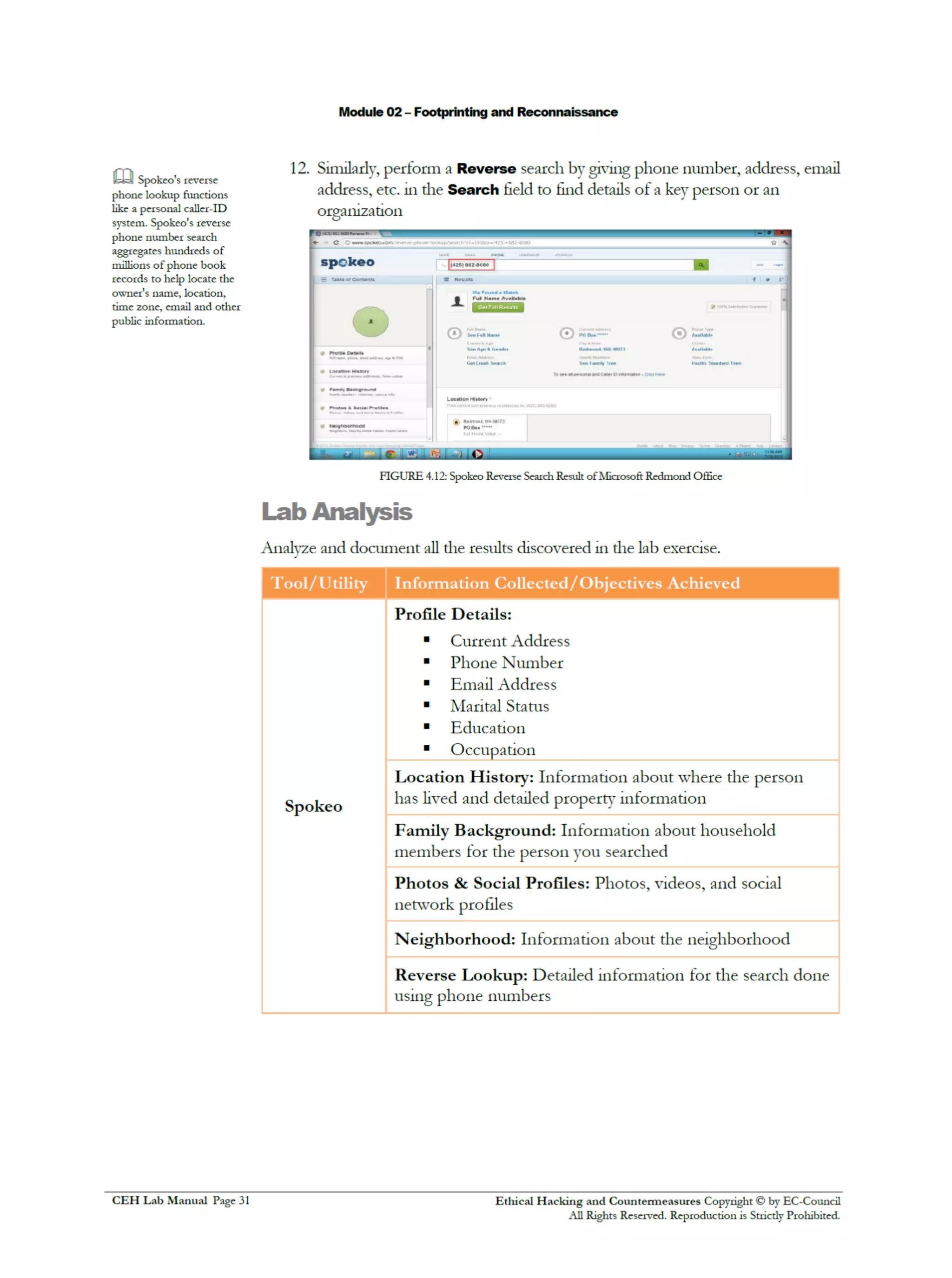 Cehv8 Labs - Module02: Footprinting and Reconnaissance