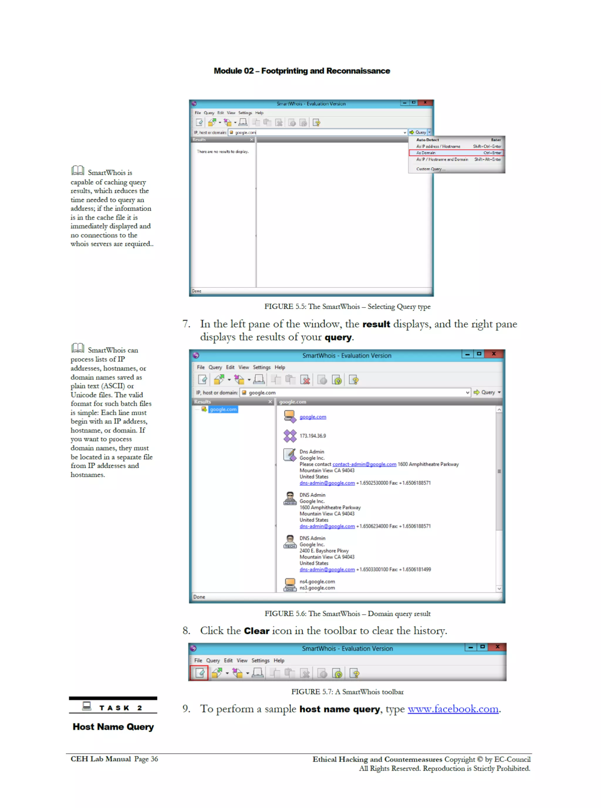 Cehv8 Labs - Module02: Footprinting and Reconnaissance