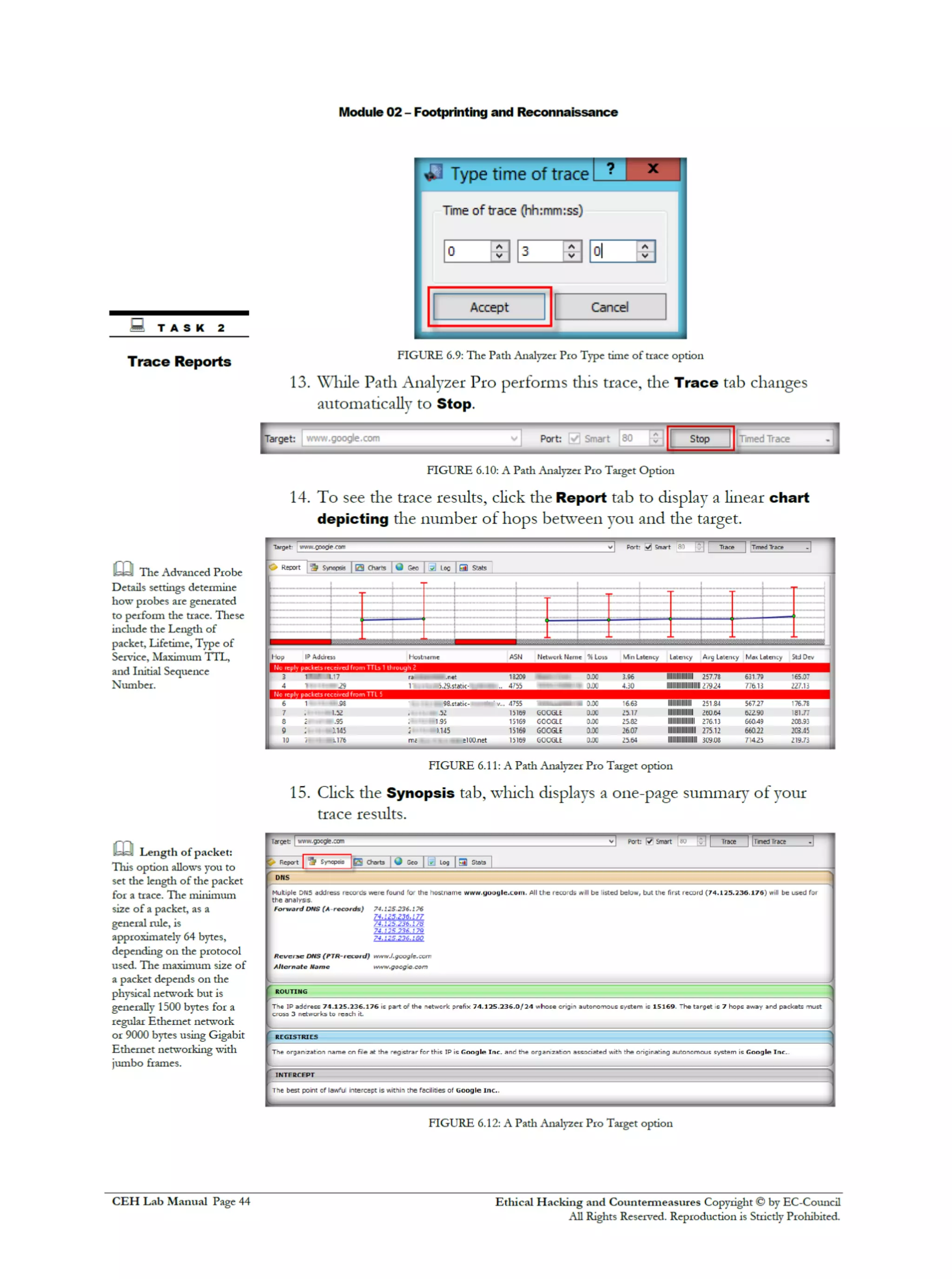 Cehv8 Labs - Module02: Footprinting and Reconnaissance