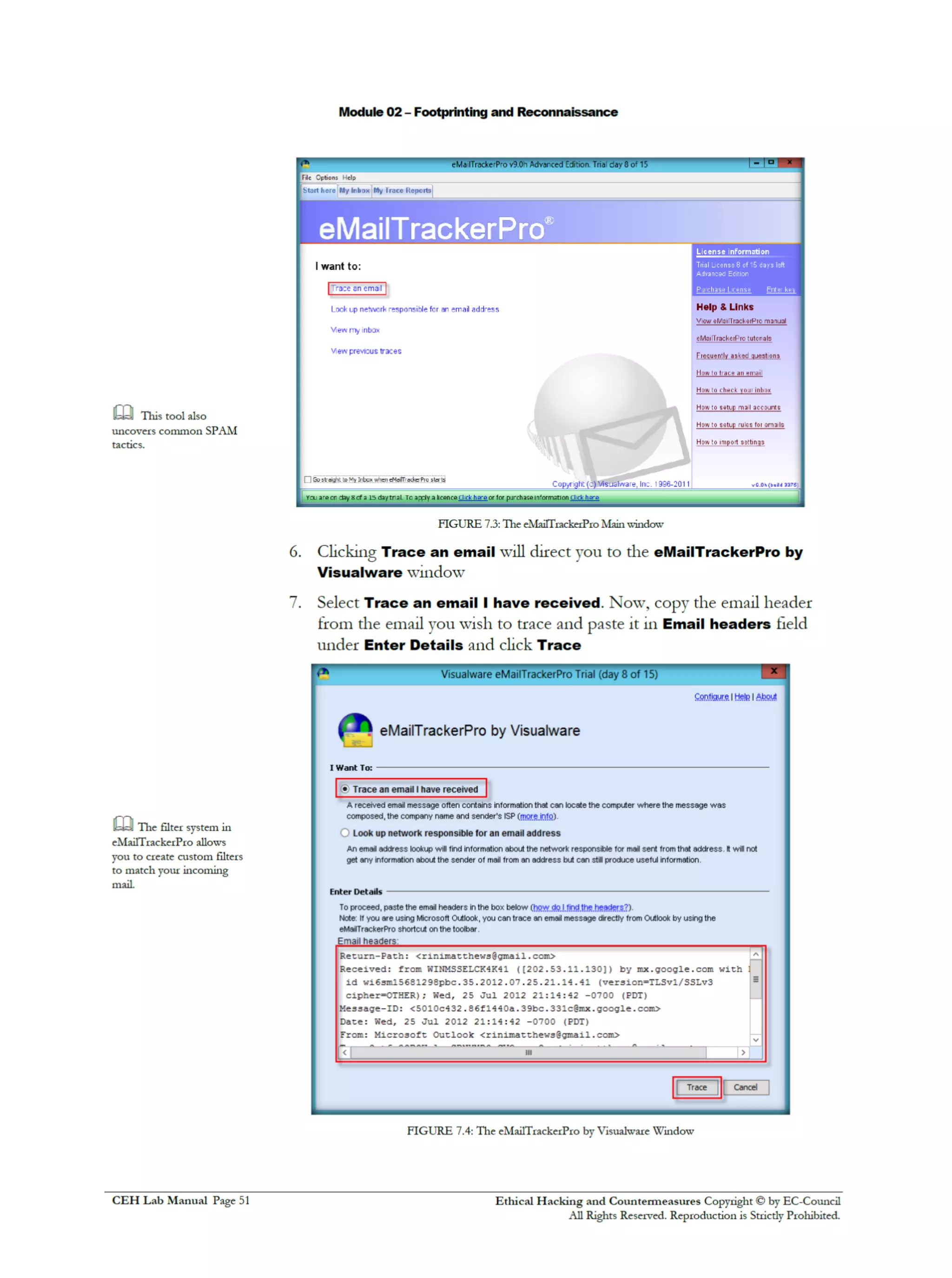 Cehv8 Labs - Module02: Footprinting and Reconnaissance