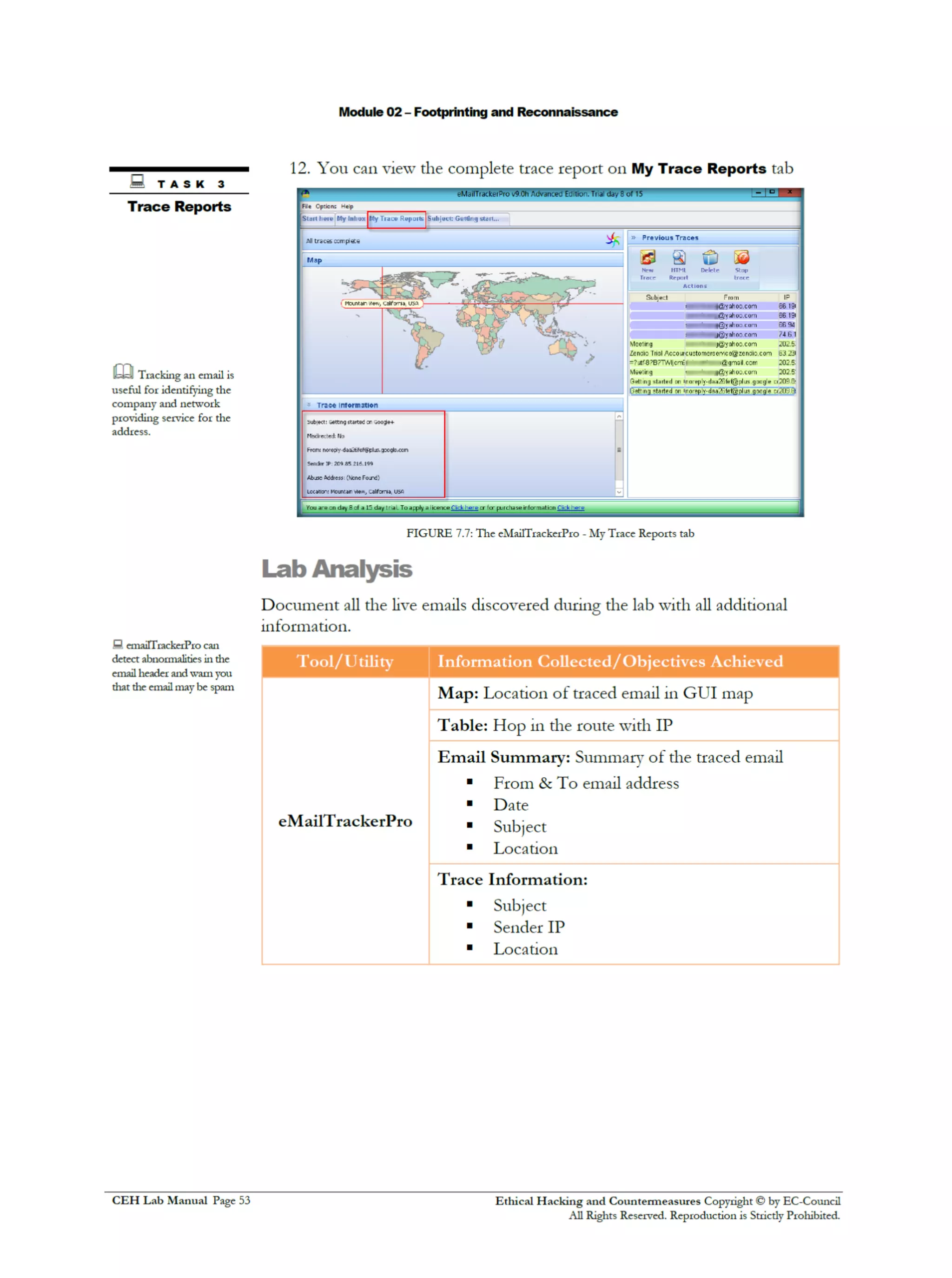 Cehv8 Labs - Module02: Footprinting and Reconnaissance