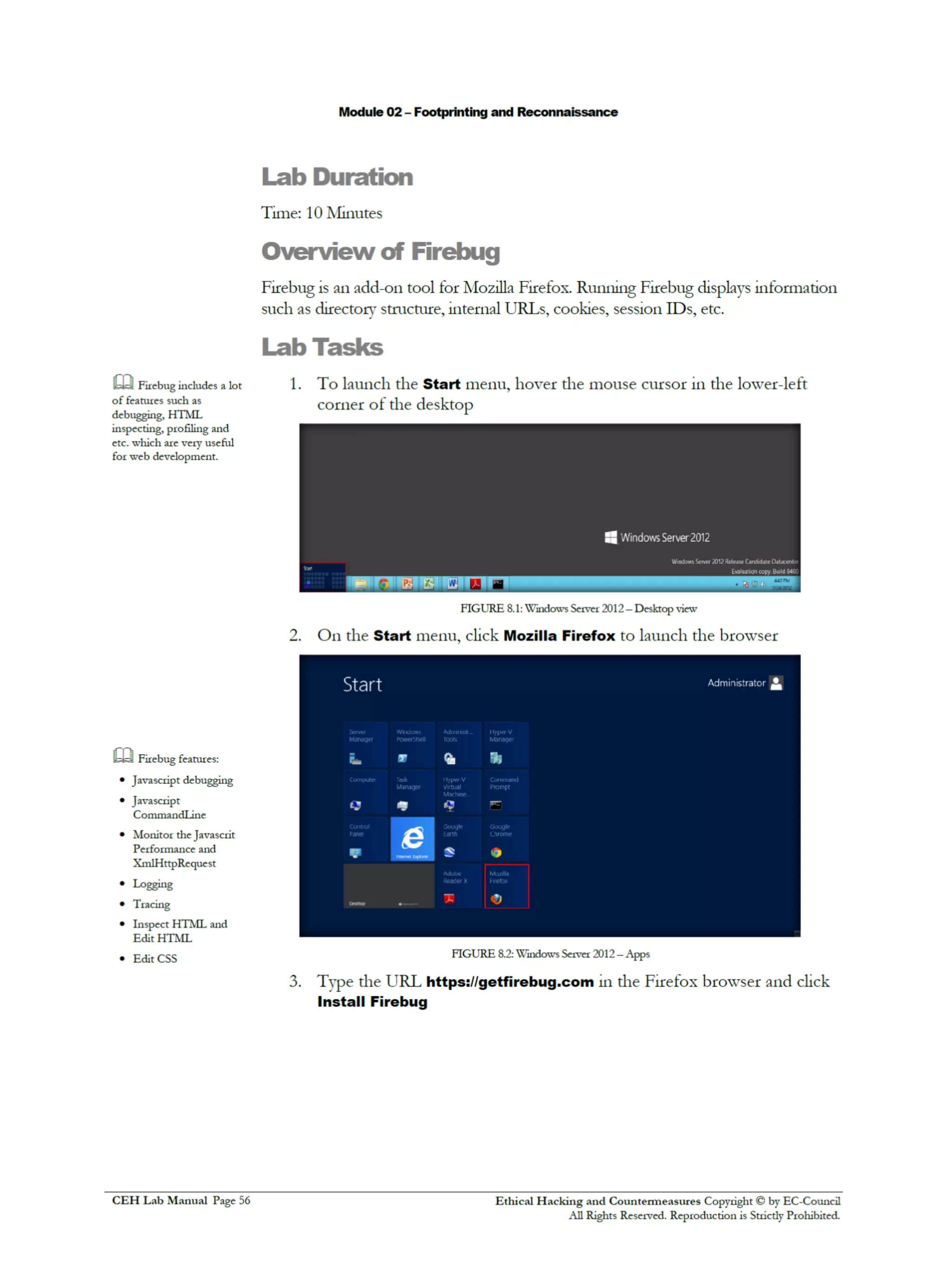 Cehv8 Labs - Module02: Footprinting and Reconnaissance