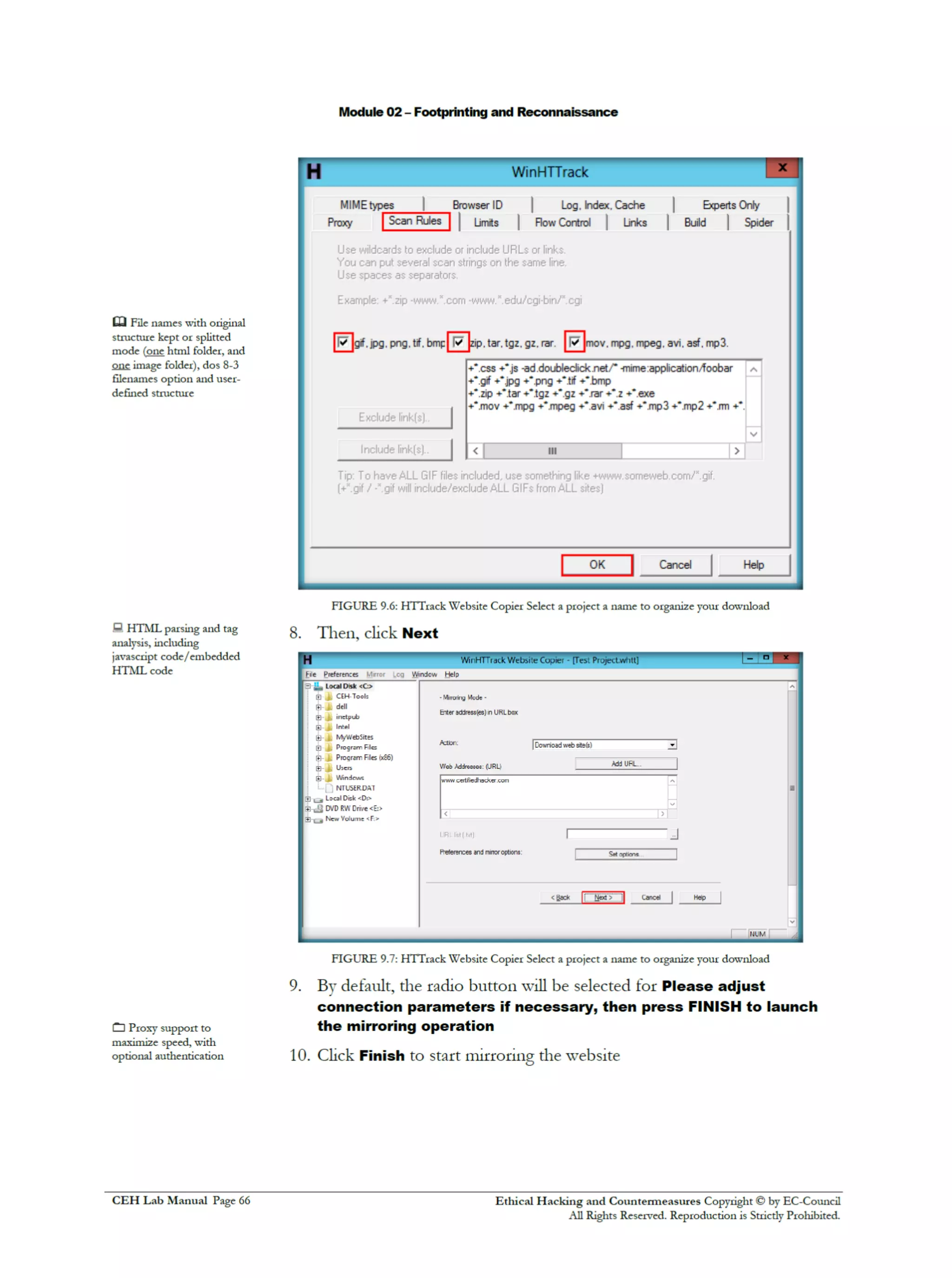 Cehv8 Labs - Module02: Footprinting and Reconnaissance