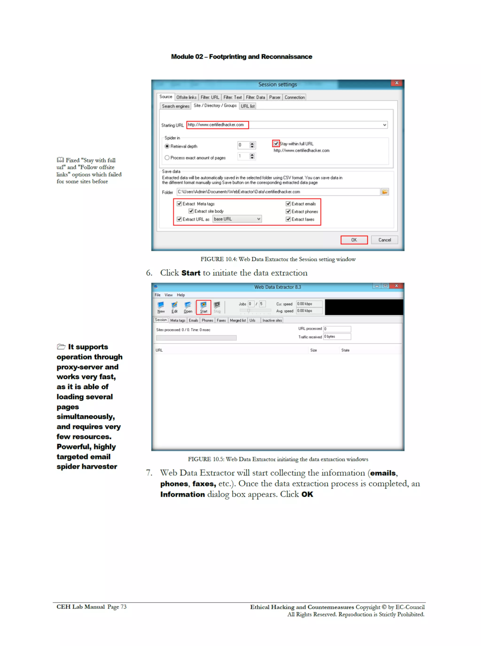 Cehv8 Labs - Module02: Footprinting and Reconnaissance