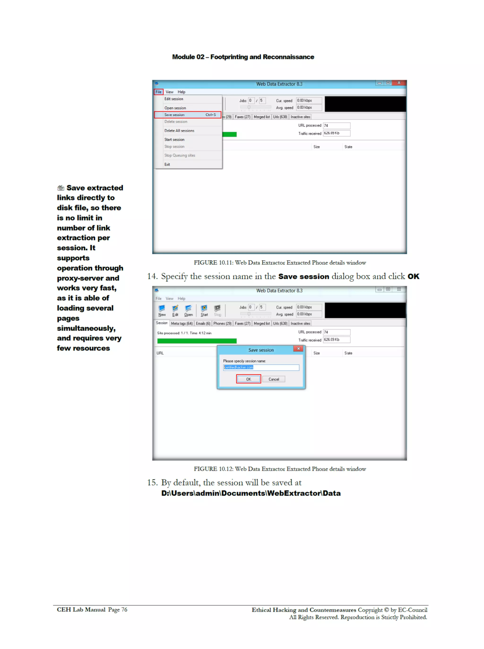 Cehv8 Labs - Module02: Footprinting and Reconnaissance