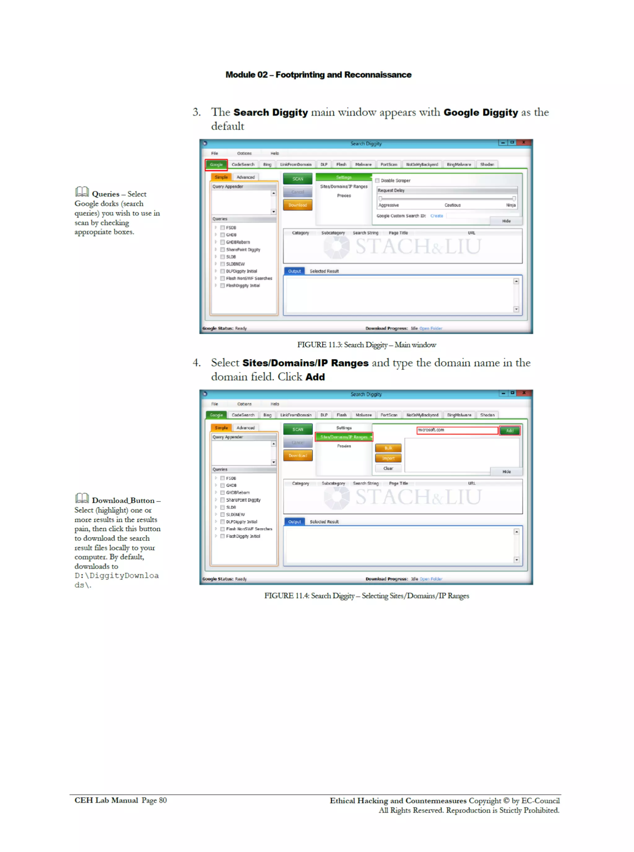 Cehv8 Labs - Module02: Footprinting and Reconnaissance