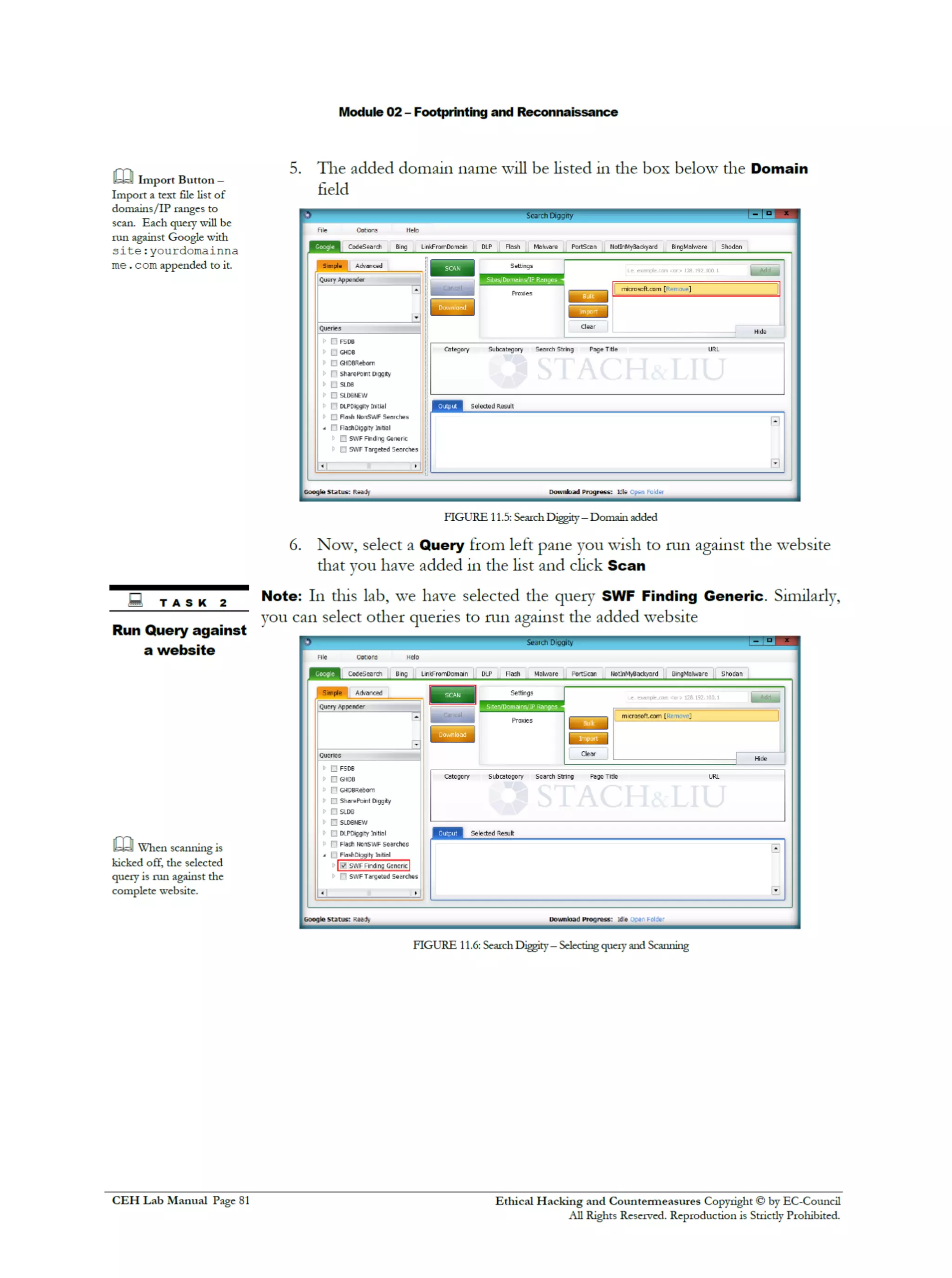 Cehv8 Labs - Module02: Footprinting and Reconnaissance