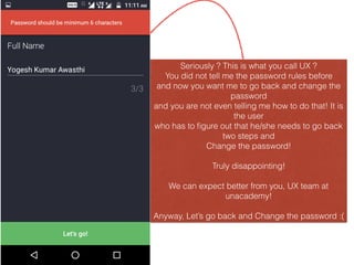 Ux analysis unacademy | PPT