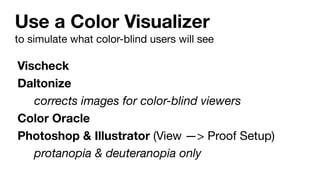 UX & Color Blindness