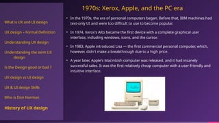 Computer Ui Before Os UX and UI fundmentals - Evolution of UX.pptx