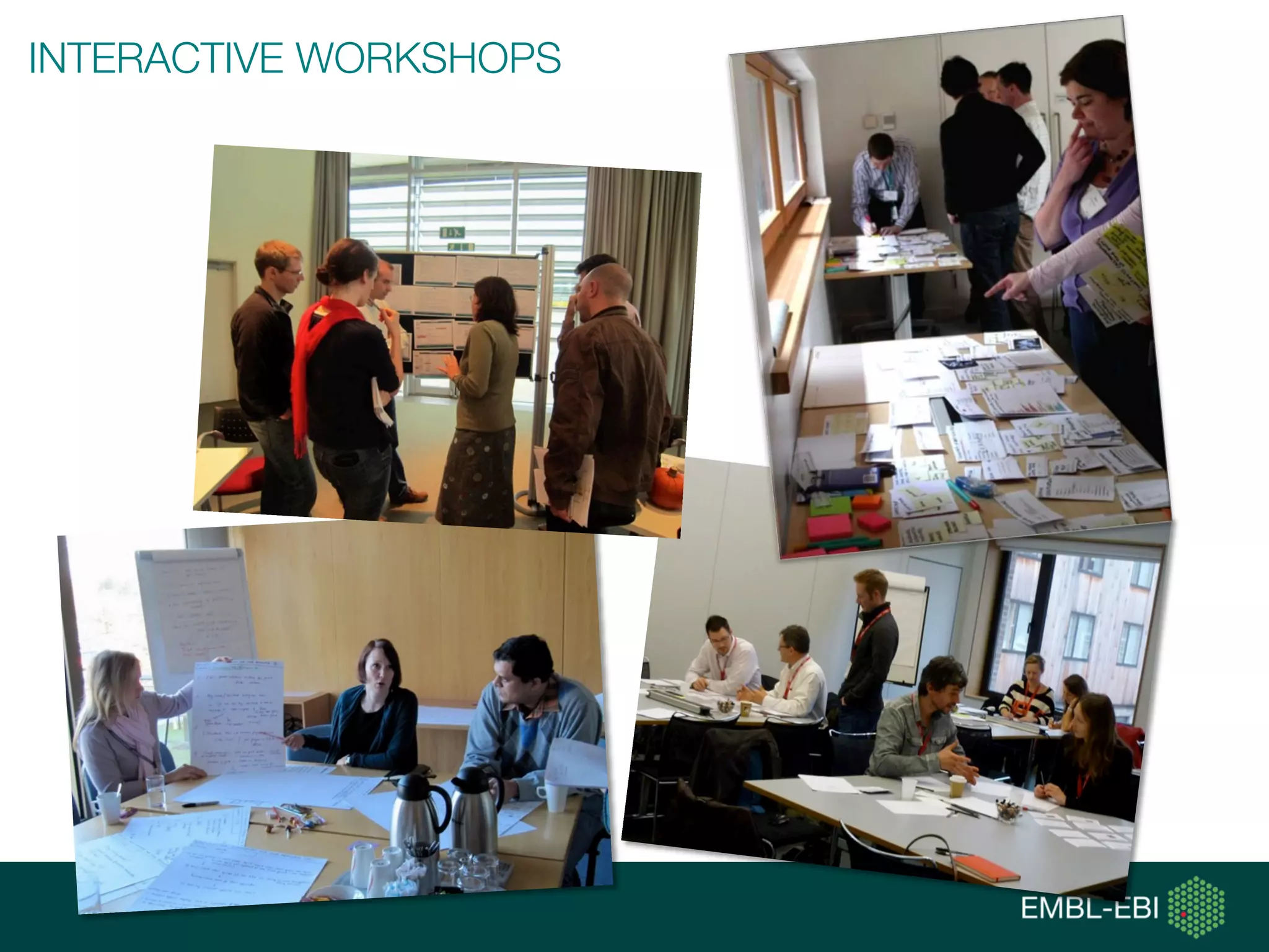 INTERACTIVE WORKSHOPS
 