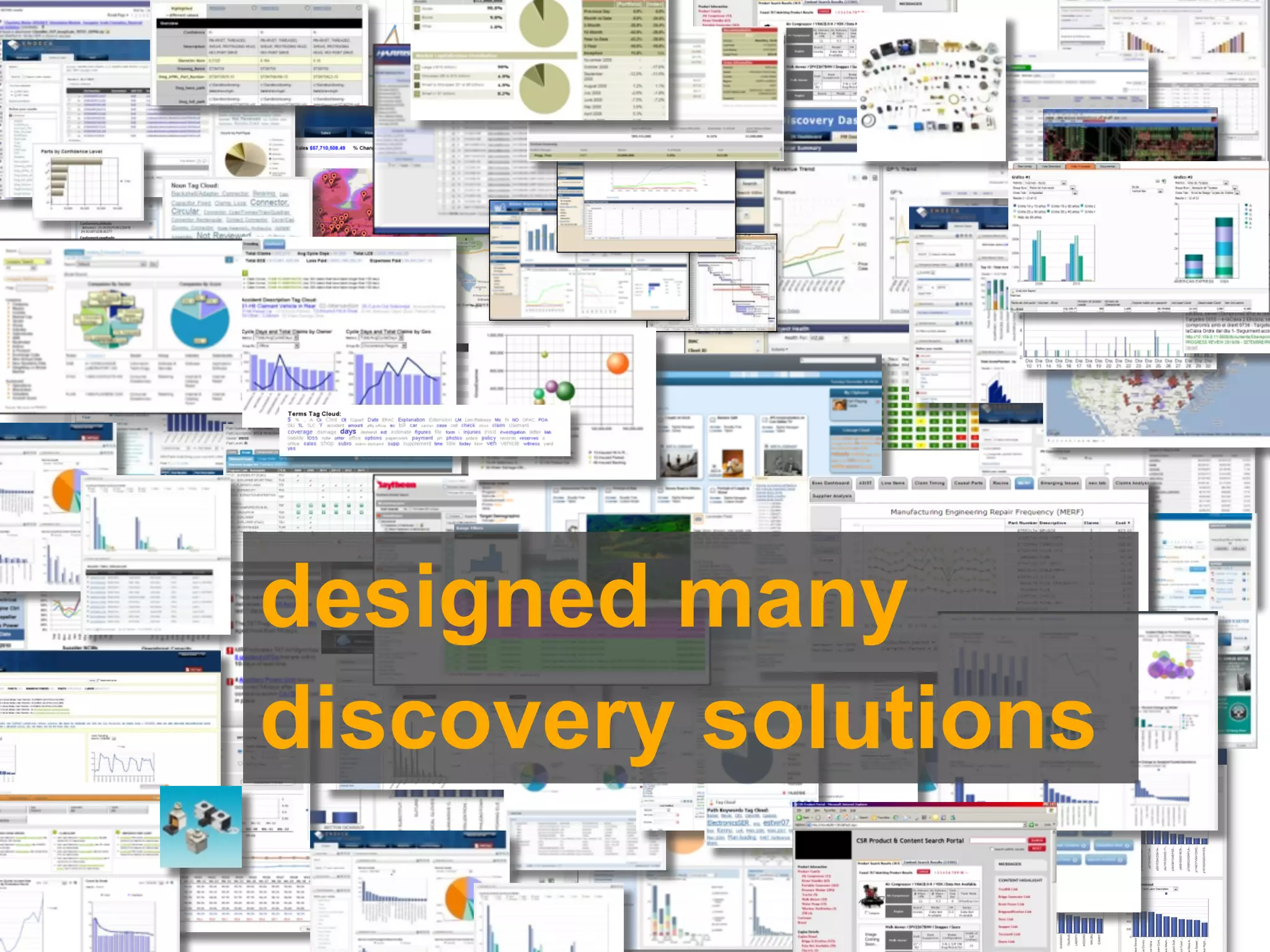 designed many
discovery solutions
 