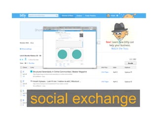 social exchange
 