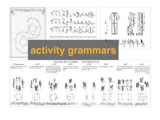 activity grammars
 