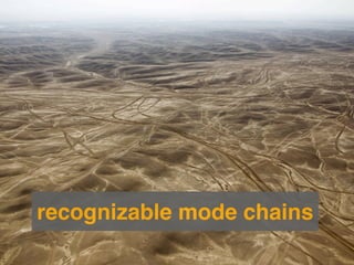 recognizable mode chains
 