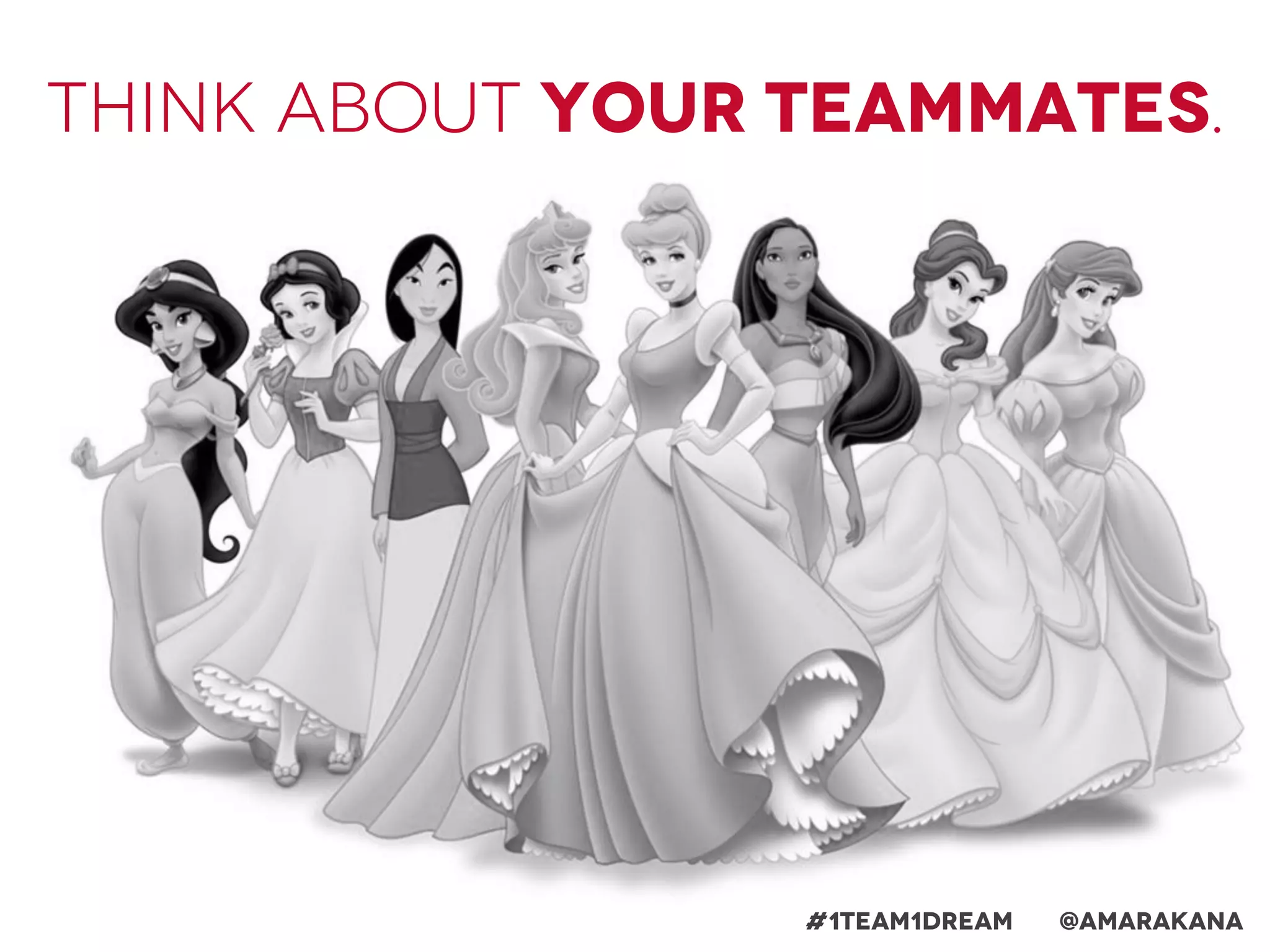 #1team1dreaM @Amarakana
Think about your teammates.
 