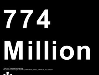 Hypothesis vs. Agenda 774 Million* *UNESCO Institute for Illiteracy http://www.uis.unesco.org/ev.php?URL_ID=6401&URL_DO=DO_TOPIC&URL_SECTION=201 