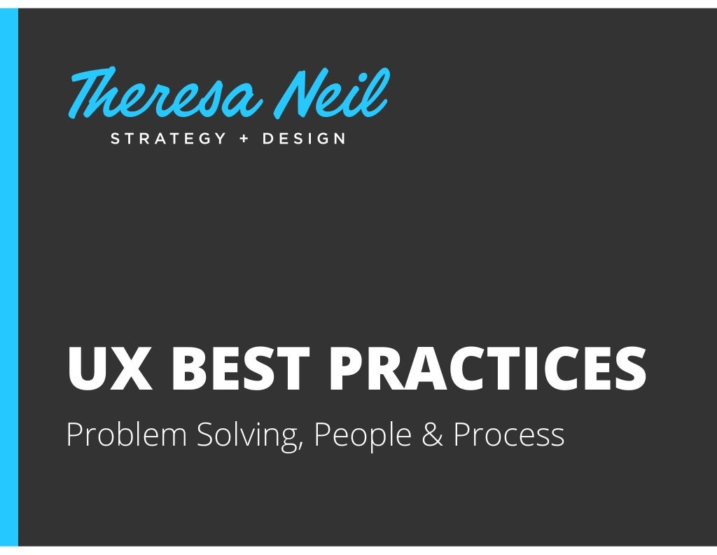 UX Best Practices