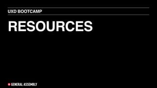 RESOURCES
UXD BOOTCAMP
 