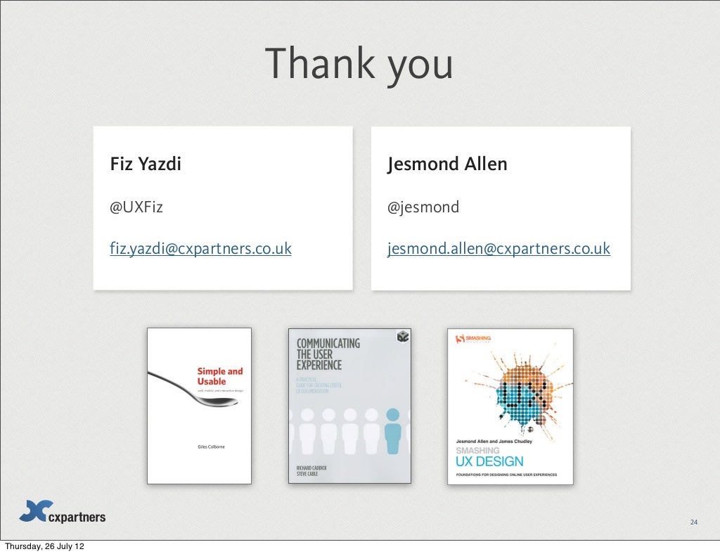 Thank You Fiz Yazdi Jesmond slideshare