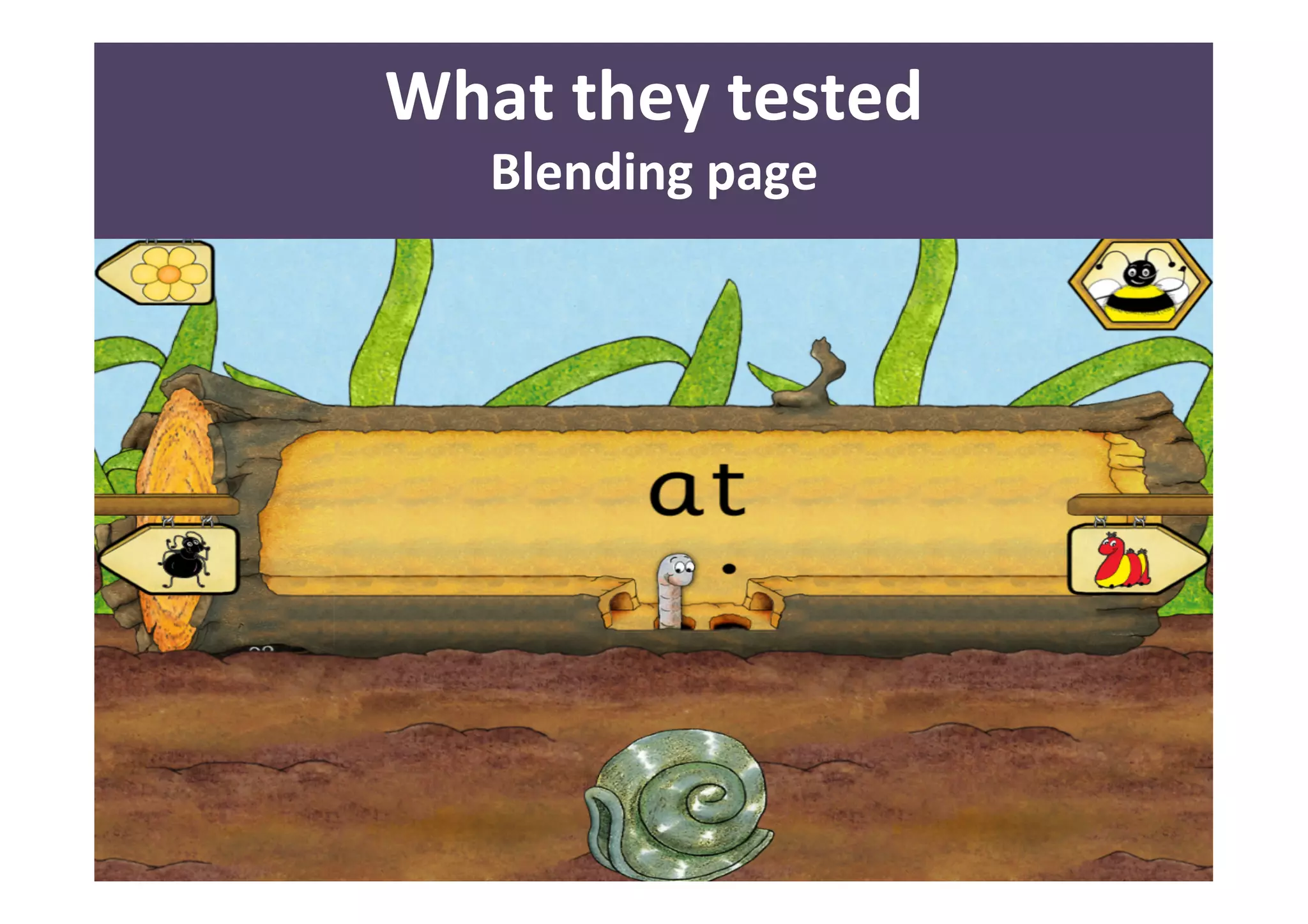 31 
What 
they 
tested 
Blending 
page 
 