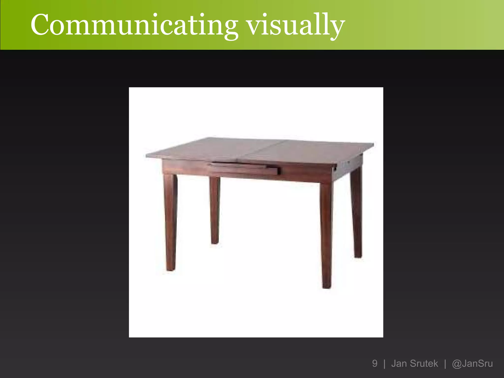 Communicating visually 