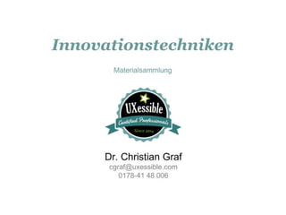 Innovationstechniken - Materialsammlung